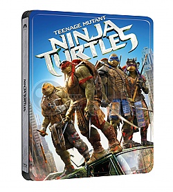 ŽELVY NINJA 3D + 2D Steelbook™ Limitovaná sběratelská edice + DÁREK fólie na SteelBook™