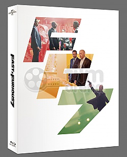 FAC #19 RYCHLE A ZB�SILE 7 Dodge Edition FULLSLIP + LENTIKUL�RN� MAGNET Steelbook&trade; Limitovan� sb�ratelsk� edice - ��slovan� + D�REK f�lie na SteelBook&trade;