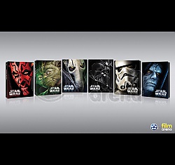 STAR WARS 1 - 6 Kompletn� Steelbook&trade; Kolekce Limitovan� sb�ratelsk� edice + D�REK f�lie na SteelBook&trade;