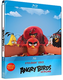 ANGRY BIRDS VE FILMU 3D + 2D Steelbook™ Limitovaná sběratelská edice + DÁREK fólie na SteelBook™