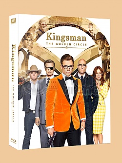 FAC #93 KINGSMAN: Zlatý kruh FULLSLIP + LENTICULAR 3D MAGNET Steelbook™ Limitovaná sběratelská edice - číslovaná