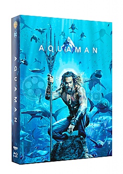 FAC #121 AQUAMAN Lenticular 3D FullSlip EDITION #2 Steelbook™ Limitovaná sběratelská edice - číslovaná