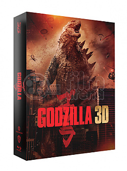 FAC #145 GODZILLA (2014) DOUBLE 3D LENTICULAR FULLSLIP XL + LENTICULAR MAGNET 3D + 2D Steelbook&trade; Limitovan� sb�ratelsk� edice - ��slovan�