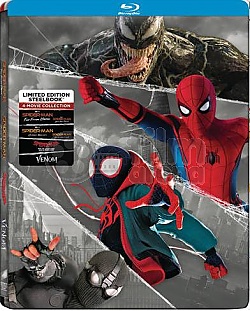 SPIDER-MAN + VENOM (Kolekce 4 film�) Steelbook&trade; Limitovan� sb�ratelsk� edice + D�REK f�lie na SteelBook&trade;