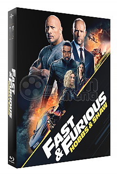 FAC #130 RYCHLE A ZB�SILE: HOBBS A SHAW FullSlip + Lenticular 3D Magnet Steelbook&trade; Limitovan� sb�ratelsk� edice - ��slovan�