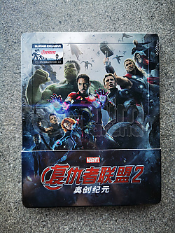 AVENGERS 2: The Age of Ultron 3D + 2D Steelbook™ Limitovaná sběratelská edice - číslovaná + DÁREK fólie na SteelBook™