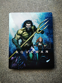 AQUAMAN (pr�zdn� SteelBook bez disk�) Steelbook&trade; + D�REK f�lie na SteelBook&trade;
