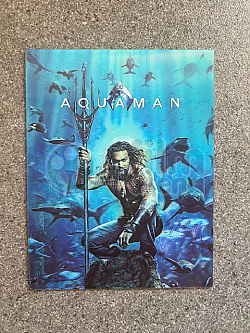 AQUAMAN - Lentikul�rn� 3D samolepka C